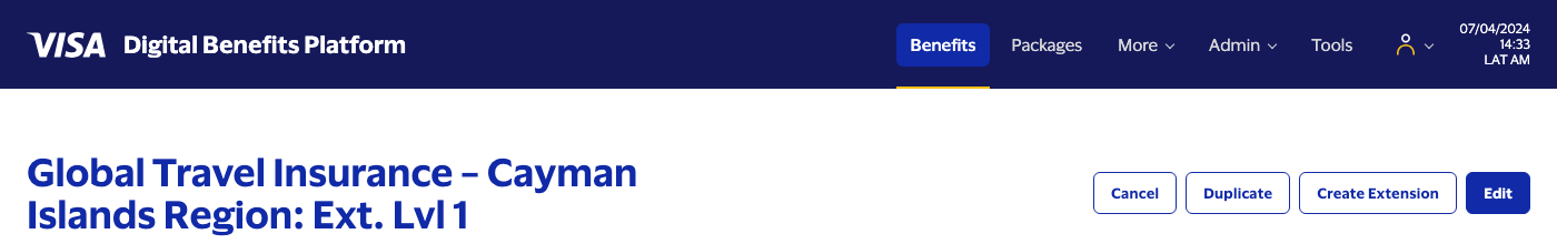 Basics section for a Cayman Islands family member showing Country as Cayman Islands and a derived Benefit Category.